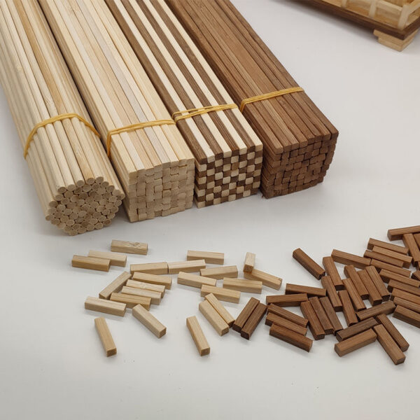 a square bambo stick